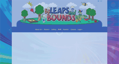 Desktop Screenshot of byleapsandboundschildcare.com